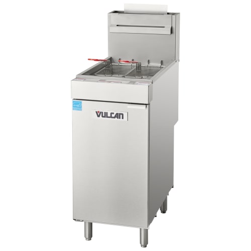 Vulcan 1VEG50M Gas Fryer - (1) 50 lb Vat, Floor Model, Natural Gas