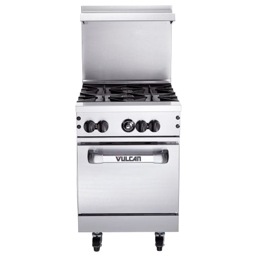Vulcan 24S-4B 24" 4 Burner Gas Range w/ Standard Oven, Natural Gas