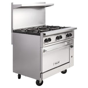 Vulcan 36C-6B 36" 6 Burner Gas Range w/ Convection Oven, Liquid Propane