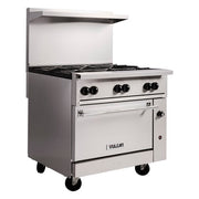 Vulcan 36S-6B 36" 6 Burner Gas Range w/ Standard Oven, Natural Gas