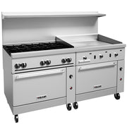 Vulcan 72CC-6B36G 72" 6 Burner Gas Range w/ Griddle & (2) Convection Ovens, Natural Gas