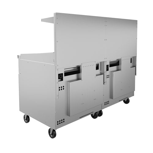Vulcan 72SC-6B36G 72" 6 Burner Gas Range w/ Griddle, (1) Standard Oven, & (1) Convection Oven, Natural Gas