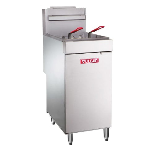 Vulcan LG300 Gas Fryer - (1) 40 lb Vat, Floor Model, Liquid Propane
