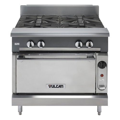 Vulcan V6B36S 36" 6 Burner Gas Range w/ Standard Oven, Liquid Propane
