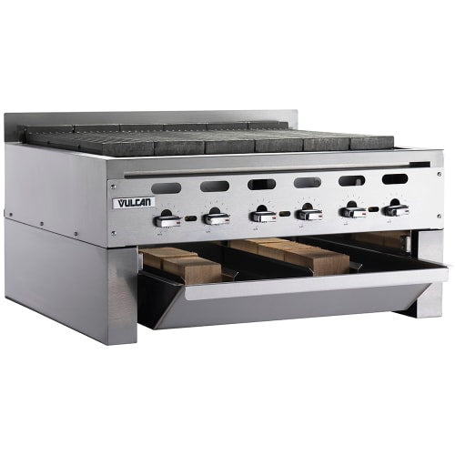 Vulcan VACB36 36" Radiant Charbroiler w/ Cast Iron Grates, Natural Gas