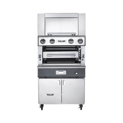 Vulcan VBB1SF 36" Upright Broiler w/ (4) Burners - Standard Oven Base, Liquid Propane