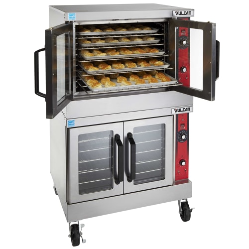 Vulcan VC44GD Double Full Size Liquid Propane Gas Convection Oven - 50,000 BTU