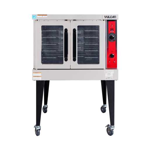Vulcan VC4ED Single Full Size Electric Convection Oven - 12.5 kW, 208v/3ph