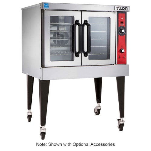 Vulcan VC4ED Single Full Size Electric Convection Oven - 12.5 kW, 240v/3ph