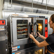 Vulcan VC55ED Double Full Size Electric Convection Oven - 25kW, 480v/3ph