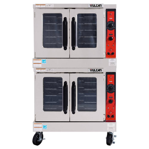 Vulcan VC55ED Double Full Size Electric Convection Oven - 25kW, 480v/3ph