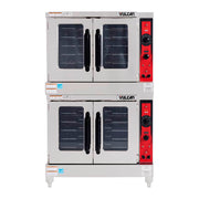 Vulcan VC55GD Double Full Size Liquid Propane Gas Convection Oven - 50,000 BTU