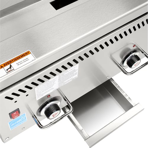 Vulcan VCCG24-IS 24" Gas Griddle w/ Thermostatic Controls - 1" Steel Plate, Liquid Propane