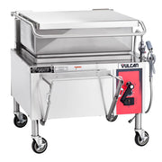 Vulcan VG30 30 gal. Tilt Skillet - Open Base, Includes Faucet, Strainer, Natural Gas