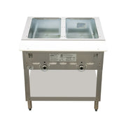 Duke 302 30 3/8" Hot Food Table w/ (2) Wells & Cutting Board, Natural Gas