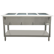 Duke E304 58 3/8" Hot Food Table w/ (4) Wells & Cutting Board, 208v/1ph