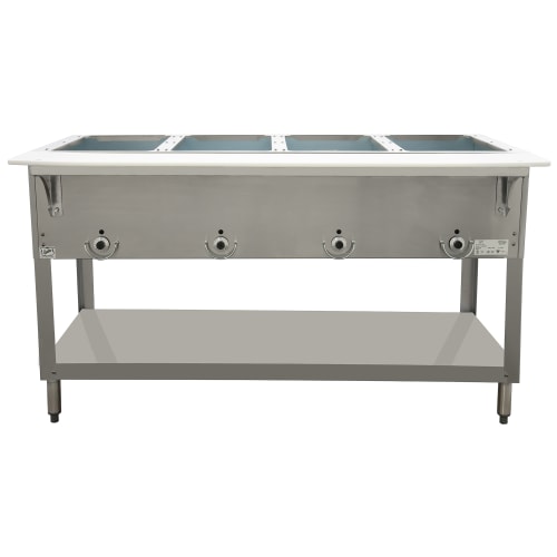 Duke E304 58 3/8" Hot Food Table w/ (4) Wells & Cutting Board, 208v/1ph