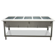 Duke E305SW 72 3/8" Hot Food Table w/ (5) Wells & Cutting Board, 208v/1ph