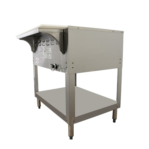 Duke WB302 30 3/8" Hot Food Table w/ (2) Wells & Cutting Board, Liquid Propane