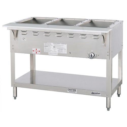 Duke WB303 44 3/8" Hot Food Table w/ (3) Wells & Cutting Board, Natural Gas