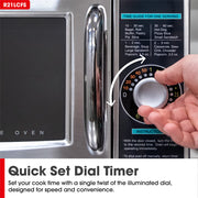 Sharp R-21LCFS 1000w Commercial Microwave w/ Dial Control - 120v