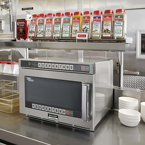 Sharp R-CD1200M 1200w TwinTouch™ Commercial Microwave w/ Touch Pad - 120v
