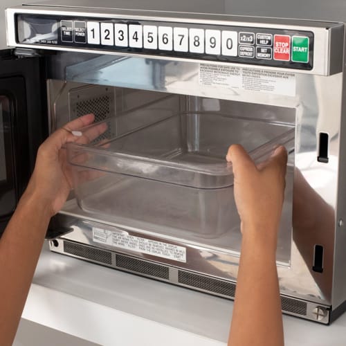 Sharp R-CD1800M 1800w TwinTouch™ Commercial Microwave w/ Touch Pad - 208-230v