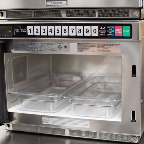 Sharp R-CD2200M 2200w TwinTouch™ Commercial Microwave w/ Touch Pad - 208-230v