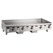 Wolf AGM60 60" Gas Griddle w/ Manual Controls - 1" Steel Plate, Natural Gas