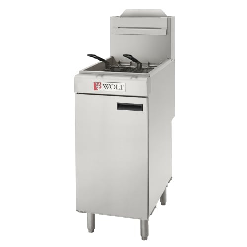 Wolf WF300 Gas Fryer - (1) 40 lb Vat, Floor Model, Natural Gas