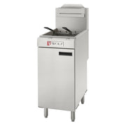 Wolf WF400 Gas Fryer - (1) 50 lb Vat, Floor Model, Liquid Propane