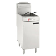 Wolf WF400 Gas Fryer - (1) 50 lb Vat, Floor Model, Natural Gas