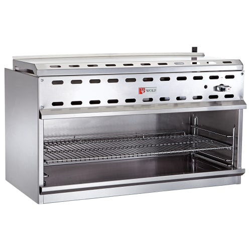 Wolf WICM36 36" Gas Cheese Melter w/ Infrared Burner, Stainless, Liquid Propane