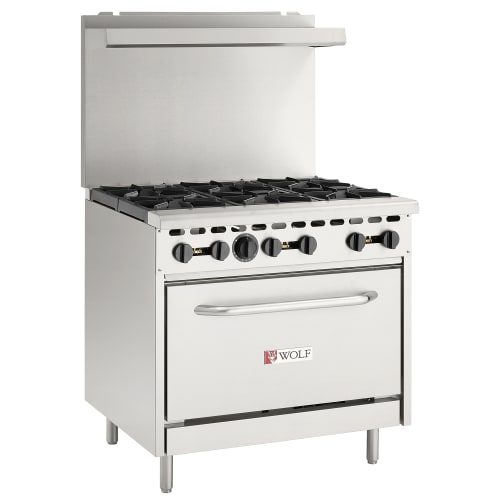 Wolf WX36-6BP 36" 6 Burner Gas Range w/ Standard Oven, Liquid Propane
