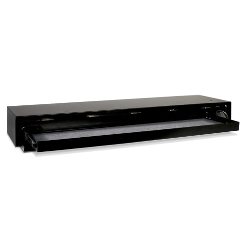 Mesa MUBG652E Under Bed Gun Safe w/ Electronic Lock - 51"W x 14.6"D x 6"H, Steel, Black