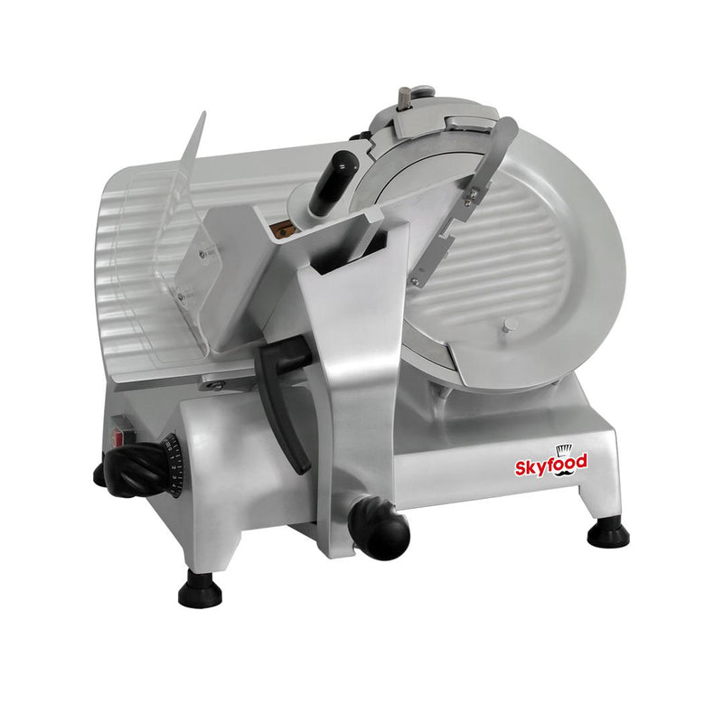 Skyfood 312ECF 12" Premium Food Slicer | Gear Driven Heavy Duty Frozen Food Safe