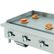 Migali C-G36 36" Gas Griddle w/ Manual Controls - 3/4" Steel Plate, Natural Gas