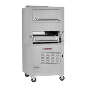 Southbend 171 1" Infrared Deck-Type Broiler w/ Enclosed Based & Warming Oven, Liquid Propane
