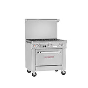 Southbend 4361A-2GL 36" 2 Burner Gas Range w/ Griddle & Convection Oven, Natural Gas