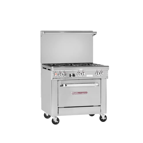 Southbend 4361A-2GL 36" 2 Burner Gas Range w/ Griddle & Convection Oven, Natural Gas
