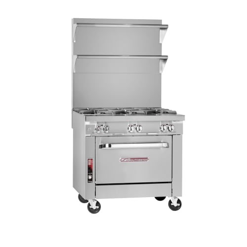 Southbend P36D-XX 36" 4 Burner Gas Range w/ Standard Oven, Liquid Propane