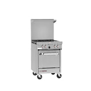 Southbend S24E 24" 4 Burner Gas Range w/ Space Saver Oven, Natural Gas