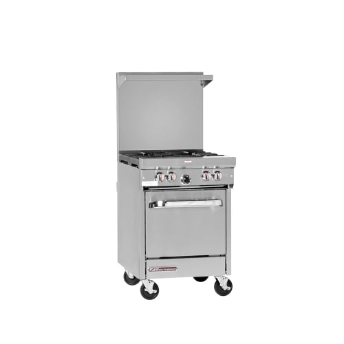 Southbend S24E 24" 4 Burner Gas Range w/ Space Saver Oven, Natural Gas
