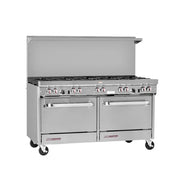 Southbend S60DD-2RR 60" 6 Burner Gas Range w/ Griddle/Broiler & (2) Standard Ovens, Natural Gas