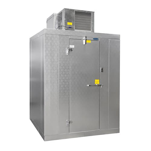 Norlake KLB741014-C 10' x 14' Indoor Walk-In Cooler w/ Top-Mounted Compressor - No Floor