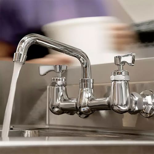 Krowne 14-812L Splash Mount Faucet w/ 12" Swing Nozzle