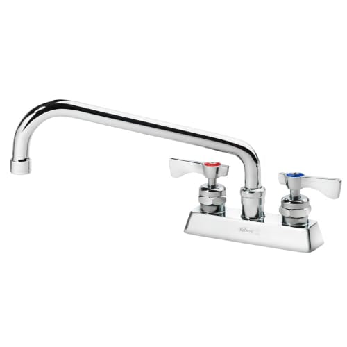 Krowne 15-310L Deck Mount Faucet - 10" Swing Spout, 4" Centers