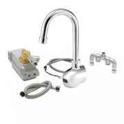 Krowne 16-190 Wall Mount Electronic Faucet - Single Hole, Gooseneck Spout