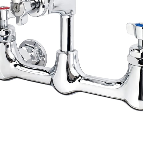 Krowne 17-109WL 36"H Wall Mount Pre Rinse Faucet - 1 1/5 GPM, Base with Nozzle