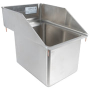 Krowne HS-1220 Drop-in Commercial Hand Sink w/ 10 3/8"L x 14"W x 9"D Bowl, Gooseneck Faucet